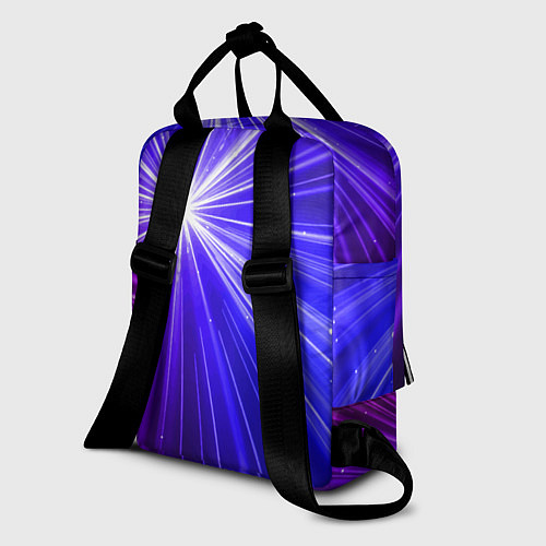 Женский рюкзак Космическое свечение / 3D-принт – фото 2