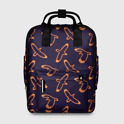 Рюкзак женский Вороны неон, цвет: 3D-принт
