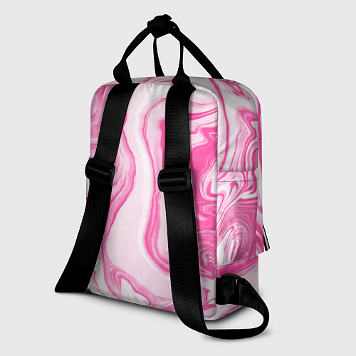 Женский рюкзак I am kenough - розовые разводы краски / 3D-принт – фото 2