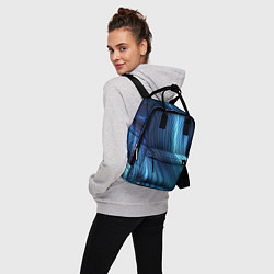 Рюкзак женский Трехмерные волны, цвет: 3D-принт — фото 2