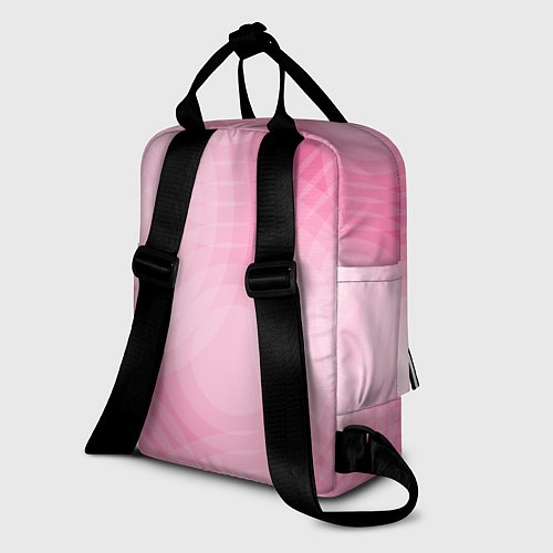 Женский рюкзак Абстракция с розовыми кругами / 3D-принт – фото 2