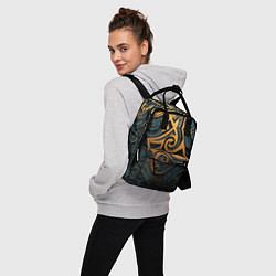 Рюкзак женский Абстрактный узор в викингском стиле, цвет: 3D-принт — фото 2