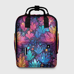 Женский рюкзак Растительный абстрактный узор