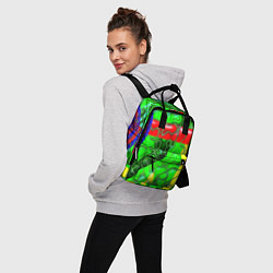 Рюкзак женский Кожаный рельеф, цвет: 3D-принт — фото 2