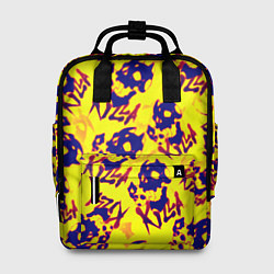 Рюкзак женский Killa music neon, цвет: 3D-принт
