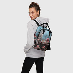 Рюкзак женский Заснеженные тропинки, цвет: 3D-принт — фото 2
