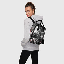 Рюкзак женский Серый дым узоры, цвет: 3D-принт — фото 2