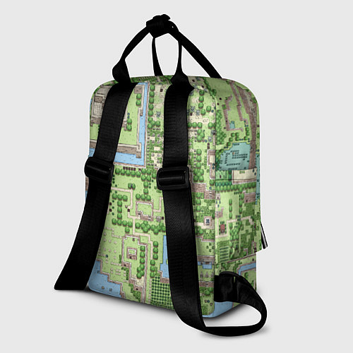 Женский рюкзак Zelda: карта / 3D-принт – фото 2