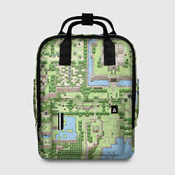 Рюкзак женский Zelda: карта, цвет: 3D-принт