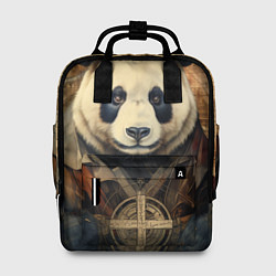 Рюкзак женский Панда арт-портрет, цвет: 3D-принт