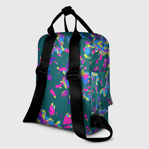 Женский рюкзак Абстрактные лепестки / 3D-принт – фото 2