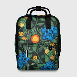 Рюкзак женский Черника с орехами, цвет: 3D-принт