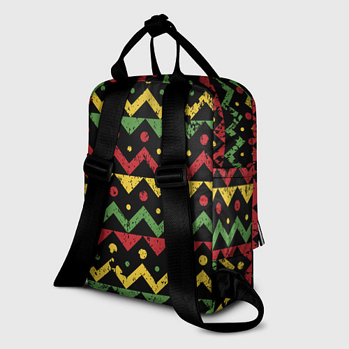 Женский рюкзак Африканская / 3D-принт – фото 2
