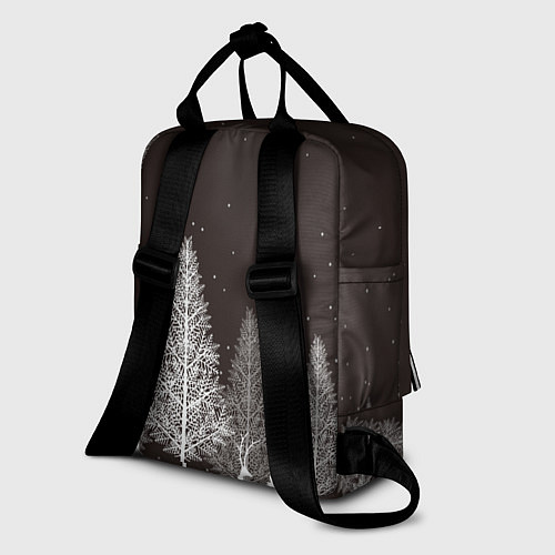 Женский рюкзак Олени в лесу / 3D-принт – фото 2