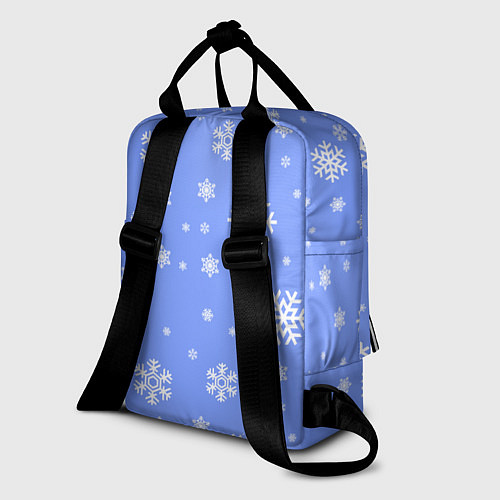 Женский рюкзак Дед Мороз едет на машине / 3D-принт – фото 2
