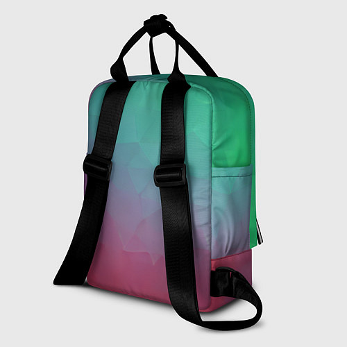 Женский рюкзак Цветной градиент - нейросеть / 3D-принт – фото 2