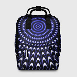 Рюкзак женский Оптическая иллюзия текстура, цвет: 3D-принт