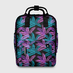 Рюкзак женский Тропические пальмовые листья, цвет: 3D-принт