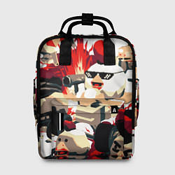 Рюкзак женский Чикен Ган разборка, цвет: 3D-принт