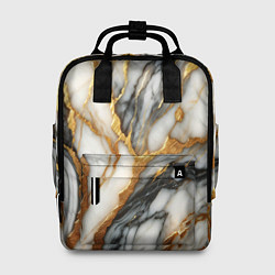 Рюкзак женский Мрамор - текстура, цвет: 3D-принт
