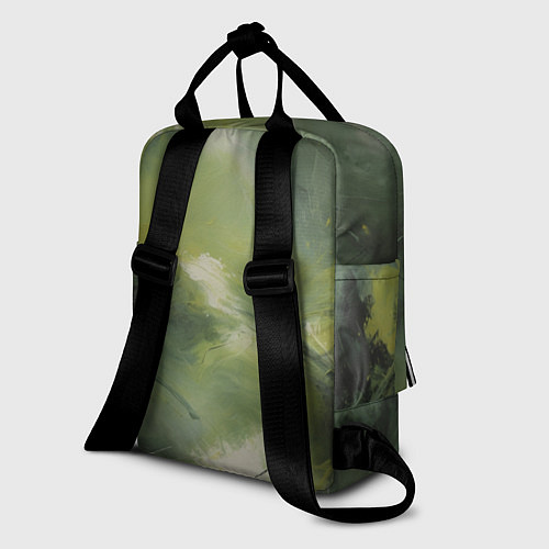 Женский рюкзак Зеленая палитра / 3D-принт – фото 2