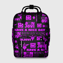 Женский рюкзак Bon Jovi neon pink rock
