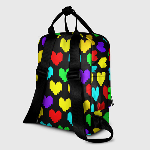 Женский рюкзак Undertale heart pattern / 3D-принт – фото 2