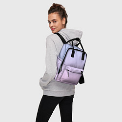 Рюкзак женский Градиент лавандовый, цвет: 3D-принт — фото 2