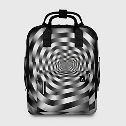 Женский рюкзак Оптическая иллюзия спиральное заклинание