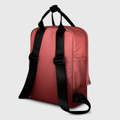 Женский рюкзак Оттенок розовый антик градиент / 3D-принт – фото 2