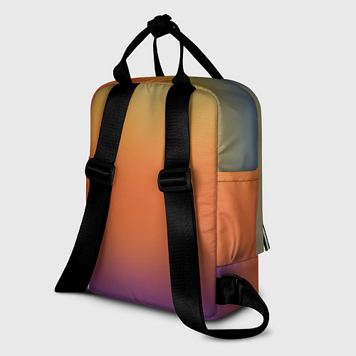 Женский рюкзак Градиент цвета заката / 3D-принт – фото 2