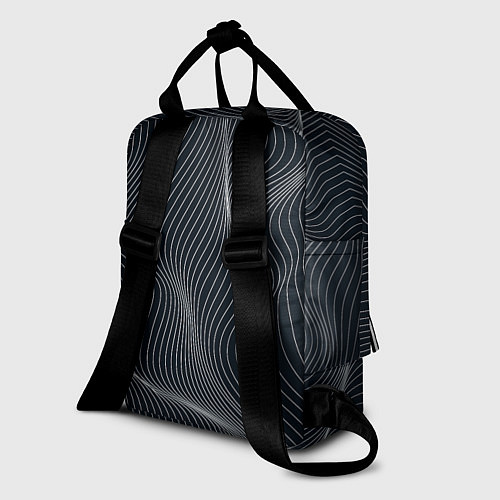 Женский рюкзак Черная аннигиляция / 3D-принт – фото 2