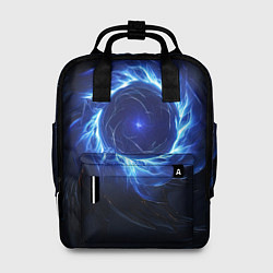 Женский рюкзак Синяя магическая абстракция
