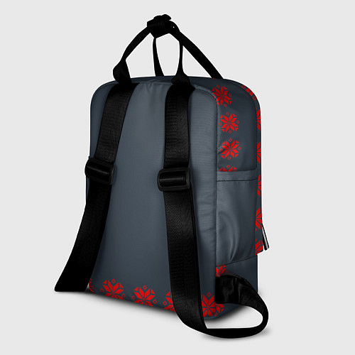 Женский рюкзак Этно - темный / 3D-принт – фото 2