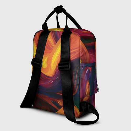 Женский рюкзак Цветная абстракция colorful / 3D-принт – фото 2