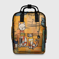 Рюкзак женский Котеечки, цвет: 3D-принт