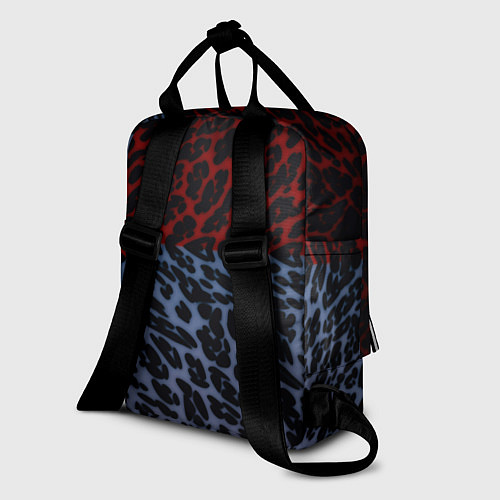 Женский рюкзак Леопардовый стиль текстура / 3D-принт – фото 2