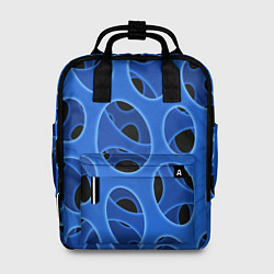 Рюкзак женский Синяя мембрана с перфорацией, цвет: 3D-принт
