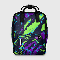 Рюкзак женский Абстрактный фон со спортивным рисунком, цвет: 3D-принт