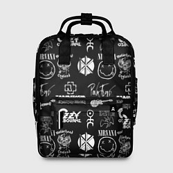 Женский рюкзак Rock band pattern