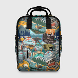 Женский рюкзак Adventure stickers