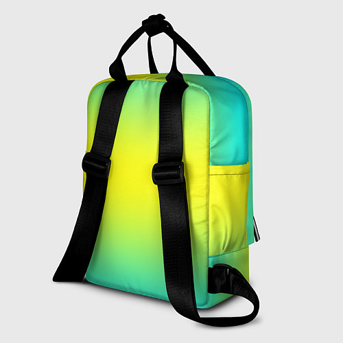 Женский рюкзак Кислотный градиент / 3D-принт – фото 2