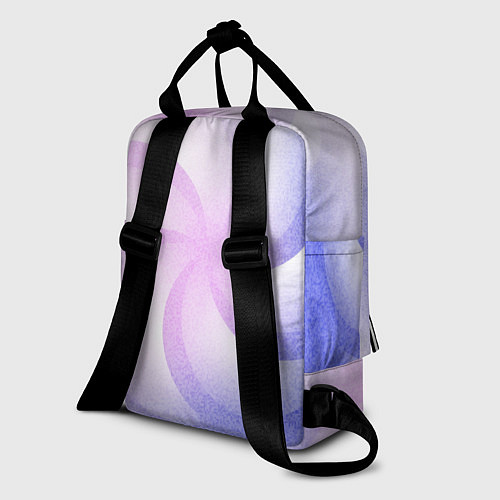 Женский рюкзак Пикселизация градиента с вертушкой / 3D-принт – фото 2