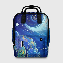 Рюкзак женский Звездный лес, цвет: 3D-принт