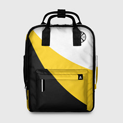 Рюкзак женский Мы русские с нами Бог малая черная хризма Николай, цвет: 3D-принт