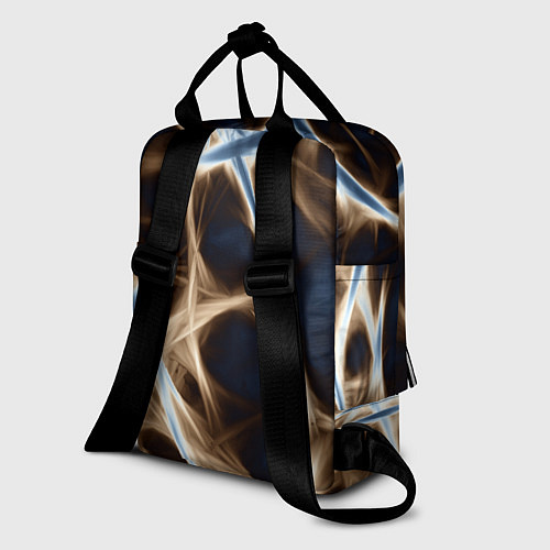 Женский рюкзак Неоновые связи / 3D-принт – фото 2