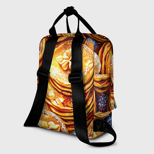 Женский рюкзак Блинчики / 3D-принт – фото 2