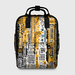 Женский рюкзак Cyberpunk pattern yellow