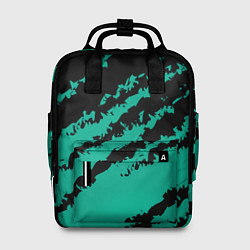 Женский рюкзак The color is black and turquoise