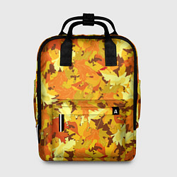 Рюкзак женский Золотая кленовая осень, цвет: 3D-принт